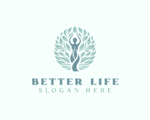 Organic Nature Wellness logo design