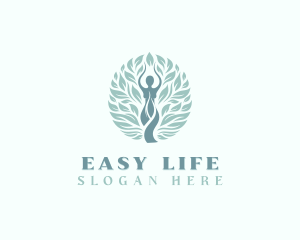 Organic Nature Wellness logo design