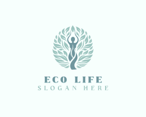 Organic Nature Wellness logo design