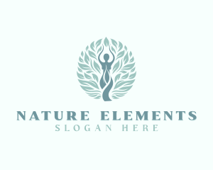 Organic Nature Wellness logo design