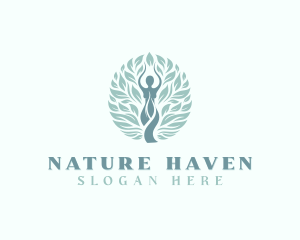 Organic Nature Wellness logo design