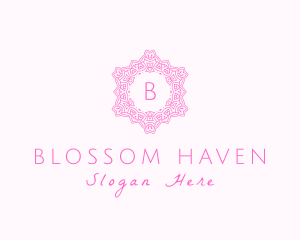 Botanical Flower Arrangement logo design