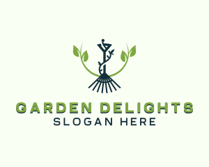 Garden Rake Landscaping logo design