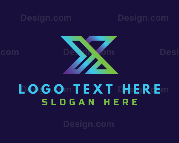 Technology Software Letter X Logo