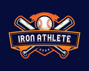 Sport Baseball Bat logo design