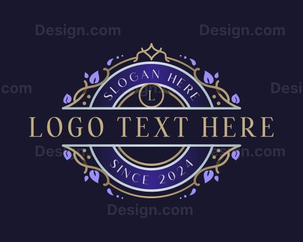 Floral Luxury Beauty Logo