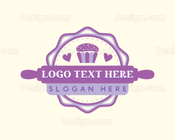 Cupcake Bakery Pastry Logo