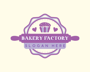 Cupcake Bakery Pastry logo design