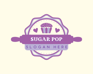 Cupcake Bakery Pastry logo design