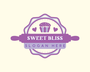 Cupcake Bakery Pastry logo design