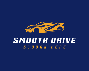 Auto Driving Sports Car logo design