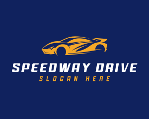 Auto Driving Sports Car logo