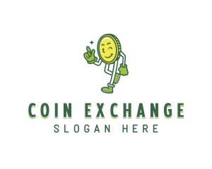 Coin Money Exchange logo design