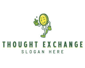 Coin Money Exchange logo design