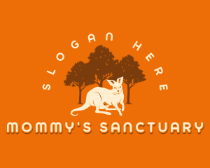 Wallaby Marsupial Sanctuary logo design