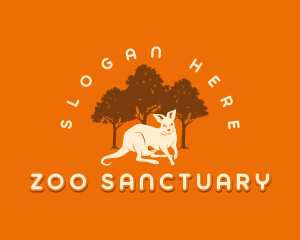 Wallaby Marsupial Sanctuary logo design