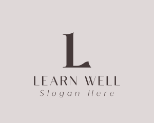 Elegant Wellness Beauty logo design