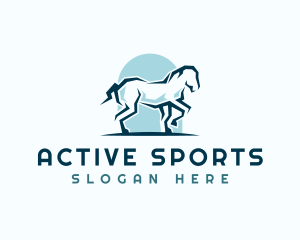 Horse Equine Animal logo