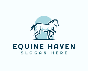 Horse Equine Animal logo design