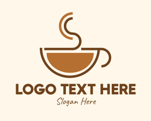 Arabica - Espresso Coffee Cup logo design