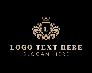 Elegant Royal Shield logo