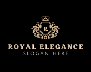 Elegant Royal Shield logo design