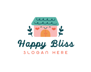 Happy Kindergarten House logo design