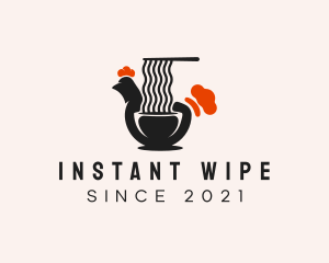 Chicken Pho Noodle Soup logo design