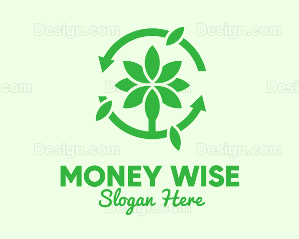 Green Plant Cycle Logo