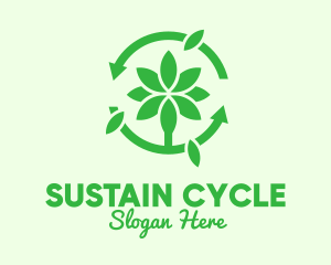 Green Plant Cycle logo