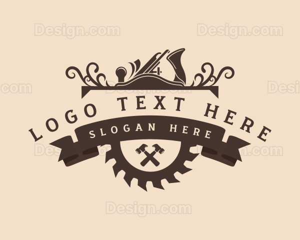 Carpentry Planer Woodwork Logo