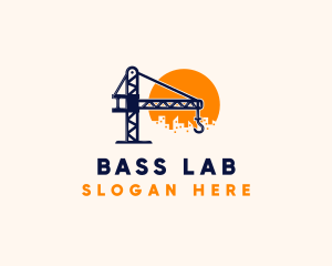 Crane Building Construction logo design