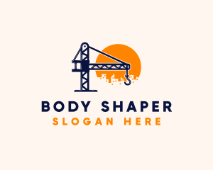 Crane Building Construction logo design