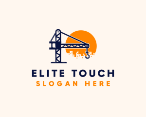 Crane Building Construction logo design