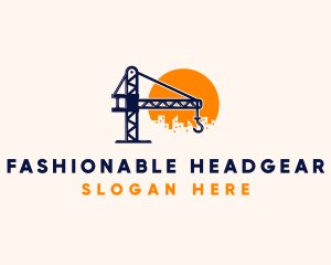 Crane Building Construction logo design