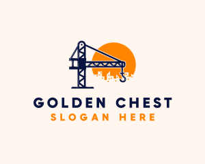 Crane Building Construction logo design