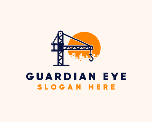 Crane Building Construction logo design