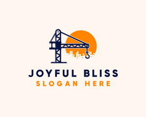 Crane Building Construction logo design