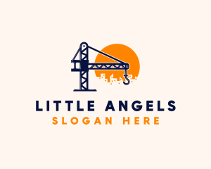 Crane Building Construction logo design