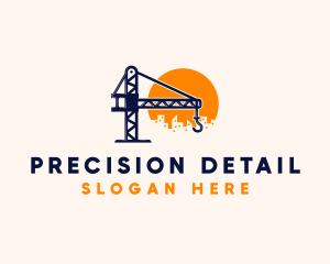 Crane Building Construction logo design