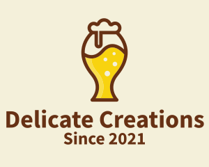 Beer Glass Icon  logo design