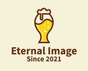 Beer Glass Icon  logo