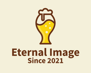 Beer Glass Icon  logo design