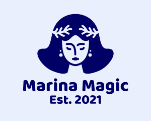 Sea Coral Woman logo design