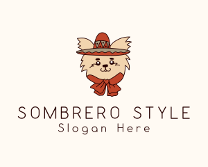 Cute Yorkshire Terrier logo design