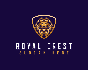 Fierce Lion Shield logo