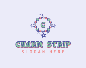 Star Charm Bracelet logo design