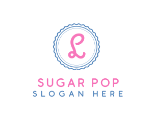 Feminine Candy Confectionery logo design