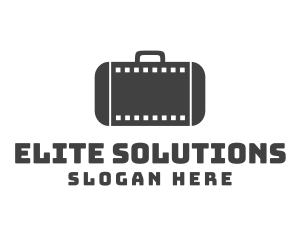 Movie Filmstrip Suitcase logo