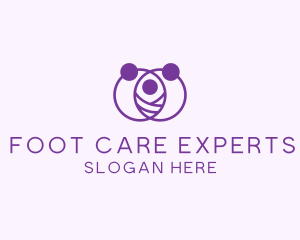 Purple Family Care logo design